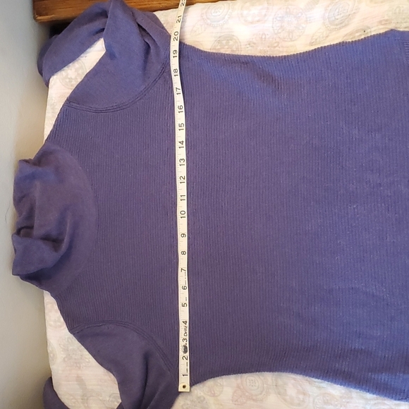 Adrienne Vittadini frosted plum Heather sweater - Picture 6 of 10